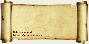 Isidora Rnić vizit kartica